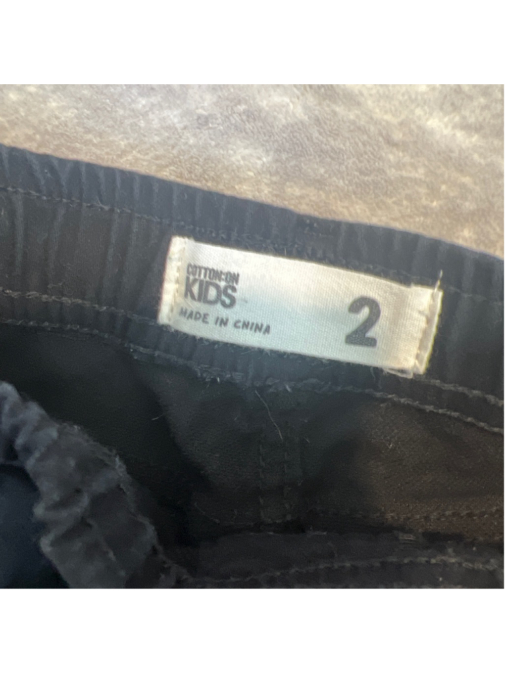 Boys Cotton On Kids Black Denim Summer Shorts 2T - Picture 2 of 4